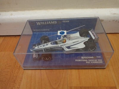 MINICHAMPS 1/43 Williams Promozionale Showcar 2000 Ralf Schumacher F1 Diecast - Immagine 1 di 2