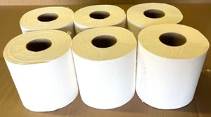 Asciugamani, Tirante Centrale, 2 Strati, Bianco, 6 - 600 Rotoli di Fogli per Cartone, Affex - Foto 1 di 6