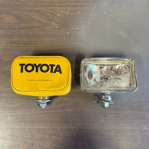 Vintage KC HiLites Chrome Driving Lights Clear Toyota 80s pickup truck 4x4 - Picture 1 of 5