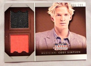 2015 Americana Double Materials #11 Cody Simpson 156/299