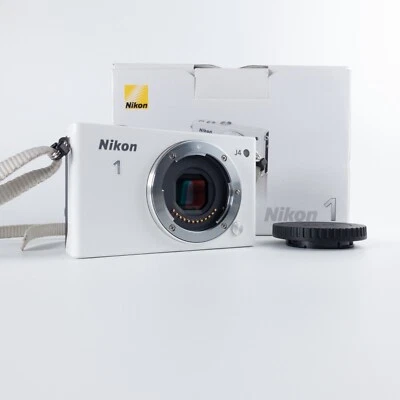 *N.MINT* Nikon 1 J4 18MP Mirrorless Digital camera Body - White_ - Image 1 of 4