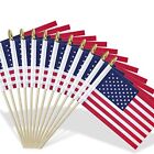  Małe / mini amerykańskie flagi na sztyfcie 5x8 cali ręczne mini amerykańskie flagi 5 * 8