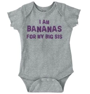 Love My Big Older Sis Favorite Sister Gift Newborn Baby Boy Girl Infant Romper - Picture 1 of 14