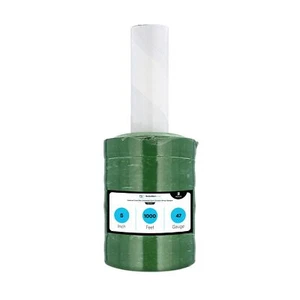 2 Rolls Extended Core Stretch Wrap Shrink Film Tinted Green 5" x 1000 (47 Gauge) - Picture 1 of 8