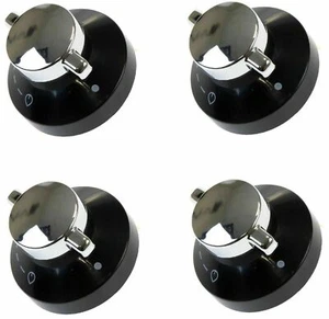  NEW WORLD, STOVES OVEN GAS CONTROL KNOBS HOB COOKER SWITCH PACK OF 4 DIALS - Picture 1 of 2