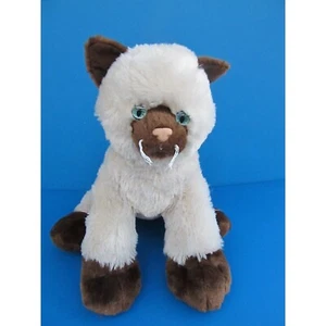 Build a Bear Promise Pet Siamese Cat Plush Kitten Blue Eyes 14" - Picture 1 of 7