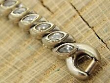 Bretton Vintage Expansion Watch Band Stainless & Rhinestones NOS Unused Bar End