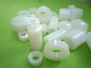 M3,M4,M5,M6,M8,M10, WHITE NYLON(Plastic) SPACER STANDOFF THICK Round Washers - Picture 1 of 6