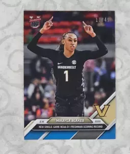 Mikayla Blakes Record 2024-25 Bowman U NOW Basketball #70 -Blue Parallel /49 - Picture 1 of 5