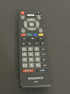 Magnavox NB991 Blu-ray Disc Player Remote Control MBP5320FF7, MBP5320 - Image 1 of 3