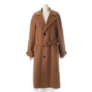 Cappotto lungo CELINE 24AW capelli cammello cintura Chester esterno 2M65C428T.18TO marrone 34 - Foto 1 di 12