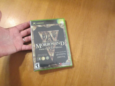 The Elder Scrolls III Morrowind Edición Juego del Año XBOX NUEVO RARO EE. UU. *LEER* Foto 1 de 4
