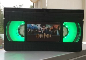 Harry Potter VHS Night Light, Action Movie, Horror, Bed Light, Desk Light, Kids - Picture 1 of 12