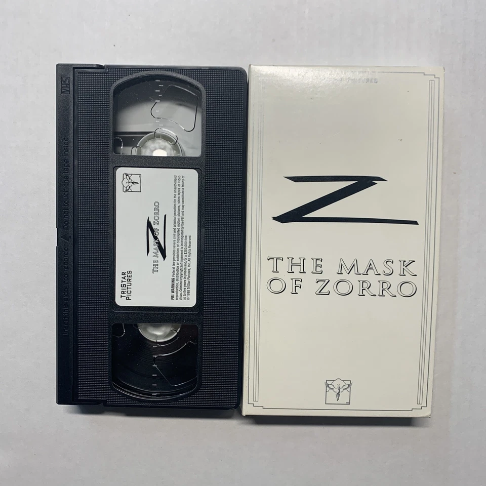 The Mask Of Zorro VHS Rare Screener Vtg VCR FYC For Your Consideration Academy - Image 1 of 4