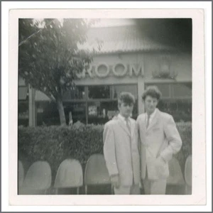 Ringo Starr Johnny Guitar Bryne Vintage Snapshot Photograph (UK) - Picture 1 of 1