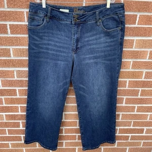 Kut From The Kloth Lucy High Rise Wide Leg Women’s Jeans Size 18 W Medium Wash - Picture 1 of 10