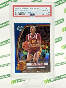 JUJU WATKINS 2024-25 Bowman U Chrome #37 /199 PSA Gem 10, LOW POP! - Picture 1 of 2