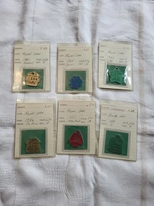 Lot of 6 Vintage Dog Tag Licenses County's Of Michigan 1981-1988 Lot Six - Picture 1 of 7