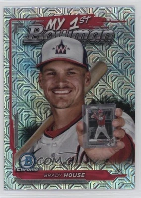 2024 Bowman Chrome My 1st Bowman Mega Box Mojo Refractor Brady House #M1B-39 - Image 1 of 2
