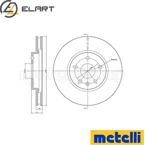 2x BRAKE DISC 23-1005C FOR OPEL INSIGNIA/Sports/Tourer/Country SAAB 9-5 2.0L - Picture 1 of 6