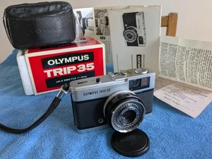 Olympus Trip 35 w D Zuiko 40 mm, f/2,8 en caja - probado en película - Imagen 1 de 24