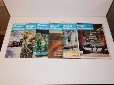 RARE! X6 LOT Model Railroader Magazines 1976 - MORE IN STORE!! - Image 1 of 4