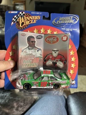 WINNERS CIRCLE Double Platinum Bobby Labonte #18 Collector Cards Car Coca Cola K - Image 1 of 4