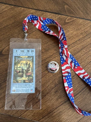 Super Bowl XXXIII 33 Ticket Stub + Extras! 1/31/1999 Broncos vs Falcons - Image 1 of 4