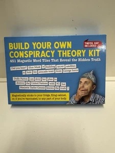 Build Your Own Conspiracy Theory - Magnetic Word Tiles - Unused - Picture 1 of 3