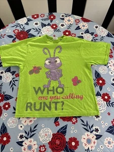 Camiseta De Colección Años 90 Disney Pixar Niñas 14-16 A Bug's Life DOT Verde Gráfico *Mancha - Imagen 1 de 11