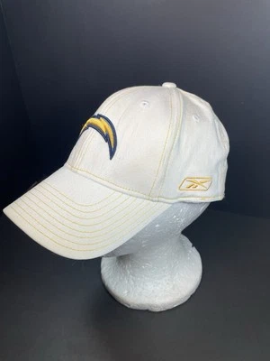 SAN DIEGO CHARGERS Football REEBOK White VINTAGE One Size Hat Cap LOS ANGELES - Image 1 of 4