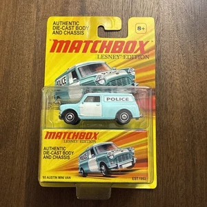 Matchbox Lesney Edition '65 Austin Mini Van Police Baby Blue - Picture 1 of 4