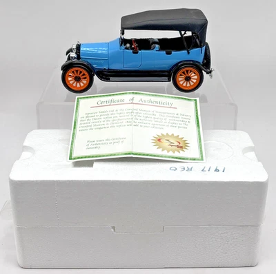 Signature 1917 REO Touring Wagon Light Blue 1/32 Scale Metal Diecast w COA - Image 1 of 4