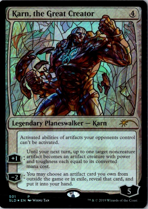 Karn, the Great Creator (Stained Glass) P Secret Lair Drop Series 501 FOIL Mint - Image 1 of 1
