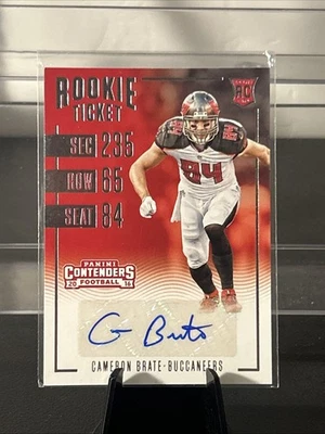 2016 Panini Contenders - Rookie Ticket Cameron Brate #277 (AU, RC) - Image 1 of 2