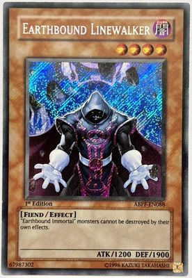 ABPF-EN088 Earthbound Linewalker - Secret Rare 1st Ed Lightly Played YuGiOh Card - Image 1 of 3