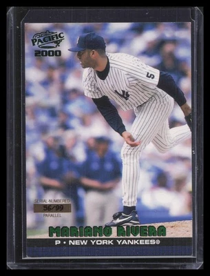 2000 Pacific #302 Mariano Rivera Emerald Green #/99 - Image 1 of 2