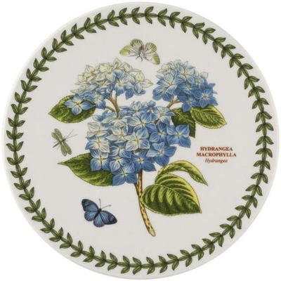 Portmeirion Botanic Garden 8-Inch Trivet, Hydrangea Motif -Dishwasher Safe - Image 1 of 3