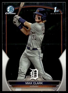 2023 Bowman Draft Chrome QTY Max Clark RC Detroit Tigers #BDC-76 - Picture 1 of 2