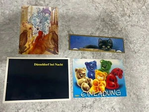 Lot von 3 Vintage 90’er Postkarten und 1 Lesezeichen aus Deutschland (1 Postkarte aus Italien) - Bild 1 von 5