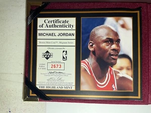1996 THE HIGHLAND NEUWERTIG MICHAEL JORDAN BRONZE NEUWERTIG-MÜNZE MAGNUM SERIE 2673/3000 - Bild 1 von 5