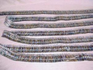 12-5/8Y DECOPRO 0150IB IMPERIAL COLLECT PERIWINKLE SPRUCE FRINGE UPHOLSTERY TRIM - Picture 1 of 3