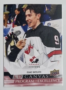 Upper Deck Series 2 Isaac Ratcliffe Program Excellence Canvas Hockey Card C258 - Picture 1 of 2
