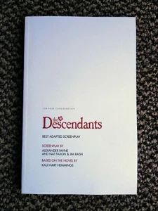 The Descendants, FYC Best Adapted Screenplay, 2010, Alexander Payne, Naxon Book - Picture 1 of 3