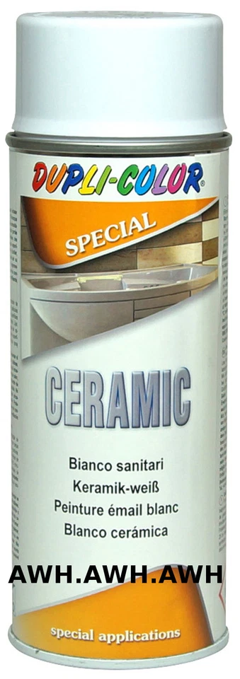 Reparatur Lack Badewannen Waschbecken Farbe Keramik Ceramic Weiß Spraydose weiss - Bild 1 von 1