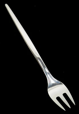 A. MICHELSEN MODERNISTIC TULIP STERLING SILVER 7 1/2" DINNER FORK  - Image 1 of 3