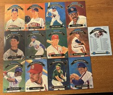 1992 Donruss Diamond Kings 13 Card Lot Gooden Baines Jose Franco Butler McGriff