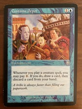 MTG 6x Blue Mercadian Masques Lot - 1 Uncommon, 5 Common Gush Near Mint 1999