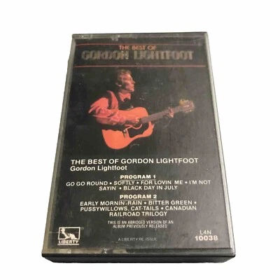 The Best Of Gordon Lightfoot 1980 (Audio Cassette) Liberty L4N-10038 - Image 1 of 2