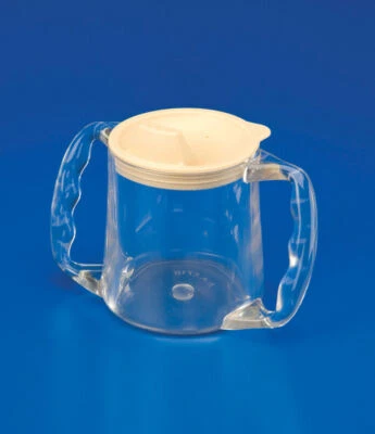 MOBILITY SMART Two Handled Caring Mug Small Aperture Disability Tremor Sufferers